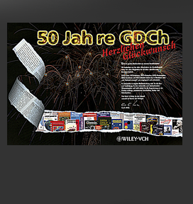 Abbildung Komplette Anzeige "50 Jahre GDCh"