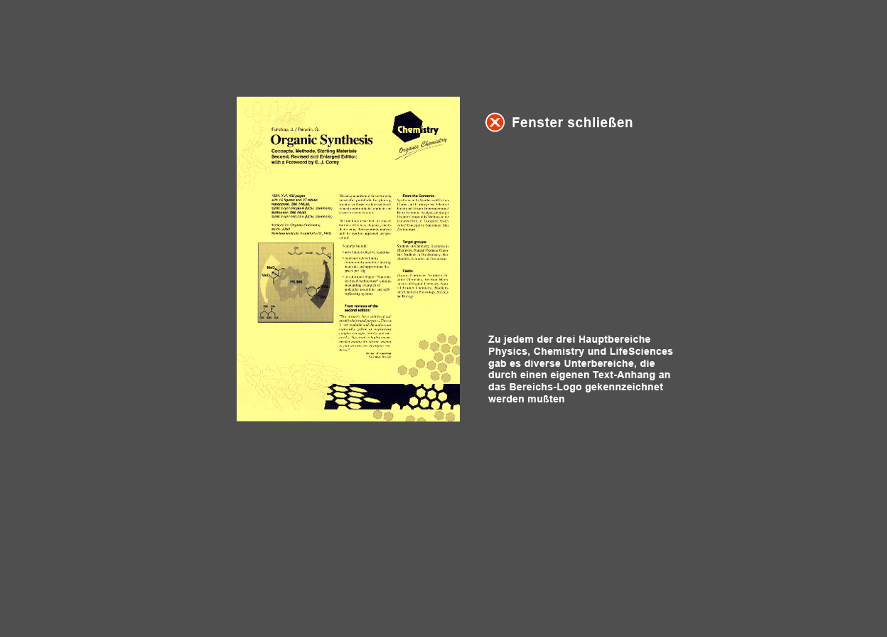 Große Abbildung Einlegeblatt ChemieBuch für die "VCH for Students"-Mappe