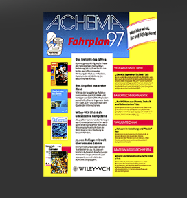 Größere Abbildung "ACHEMA Anzeigen-Fahrplan 1997"