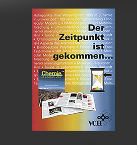 Größere Abbildung Flyer "Chemie in unserer Zeit" 1995