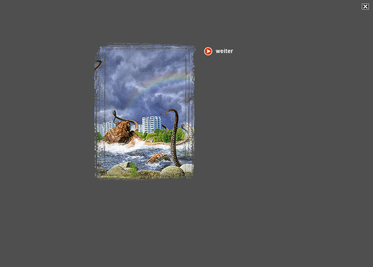 Große Abbildung Digital-Montage "Umarmung mit Regenbogen"