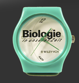 Größere Abbildung "Biologie in unserer Zeit"-Armbanduhr