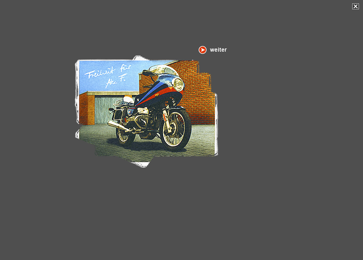 Große Abbildung Öl-Bild "Motorrad"