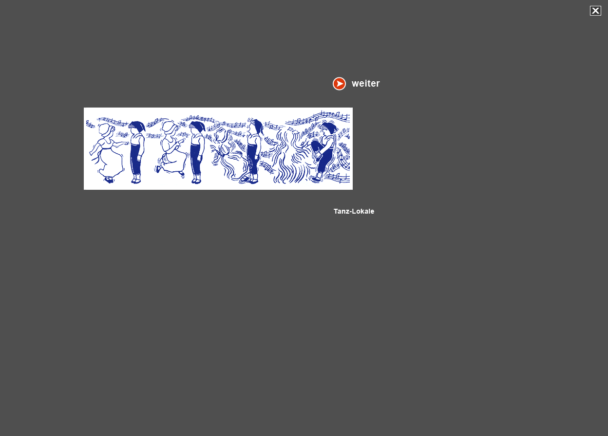 Abbildung Tusche-Zeichnung von sich rhythmisch bewegenden Menschen